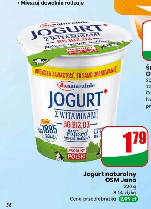 Jogurt naturalny OSM