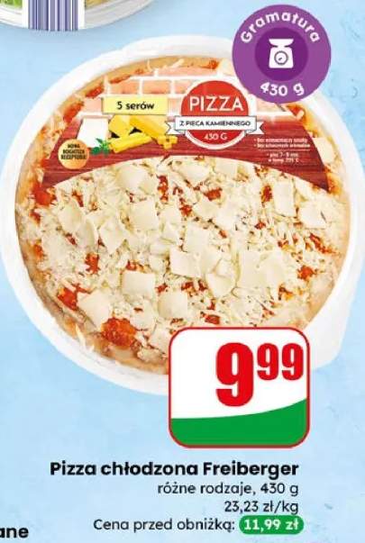 Pizza chłodzona różne rodzaje