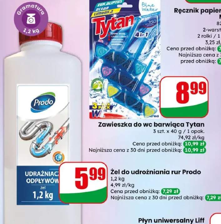 Żel do udrożniania rur Prodo