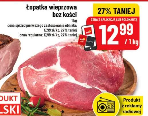 Łopatka wieprzowa bez kości