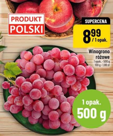 Winogrono różowe