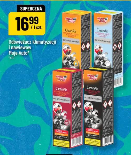 Odświeżacz klimatyzacji i nawiewów