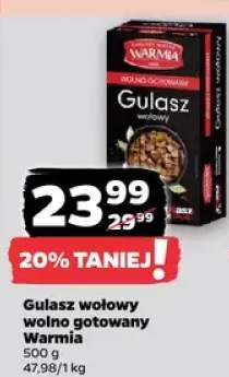 Gulasz wołowy wolno gotowany