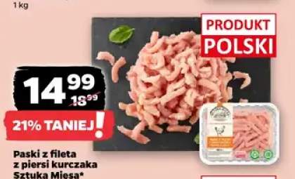 Paski z fileta z piersi kurczaka Sztuka Mięsa+