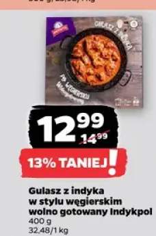 Gulasz z indyka w stylu węgierskim wolno gotowany Indykpol