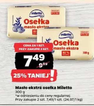 Masło ekstra osełka