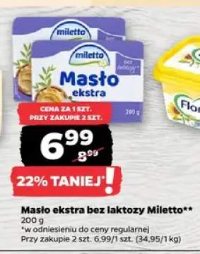 Masło ekstra bez laktozy