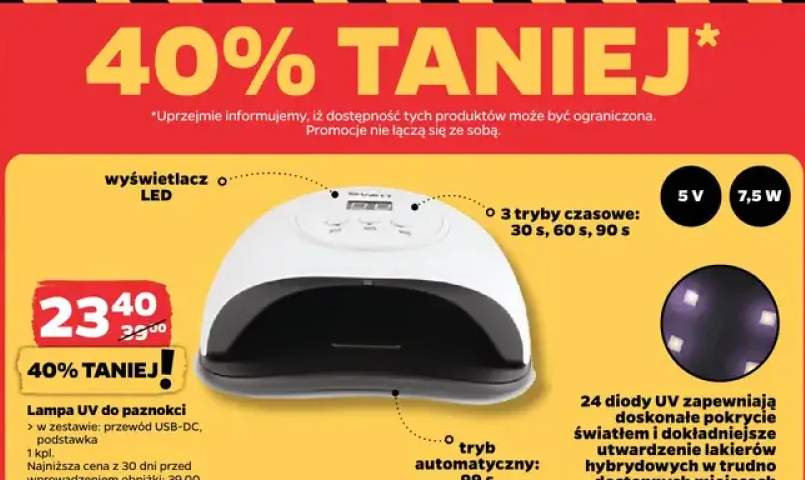 Lampa UV do paznokci