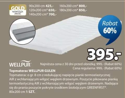Topmaterac WELLPUR GULEN