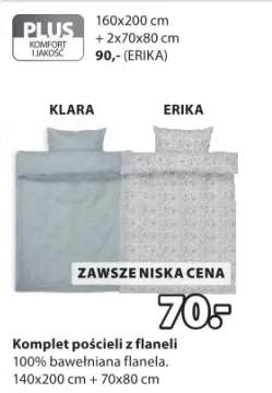 Komplet pościeli z flaneli ERIKA