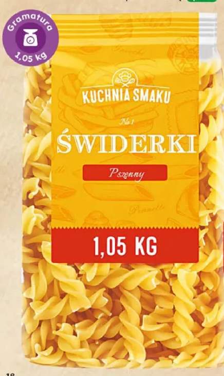 Makaron pszenny świderki