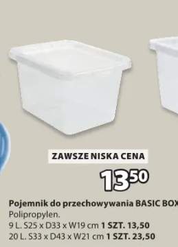 Pojemnik do przechowywania Basic Box 9L