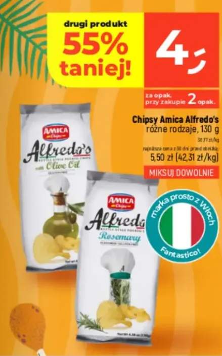 Chipsy Alfredo's różne rodzaje