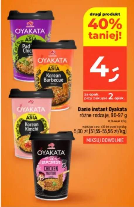 Zupka instant różne rodzaje