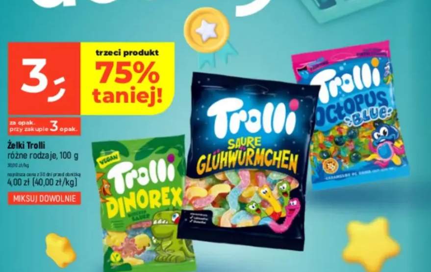 Żelki Trolli różne rodzaje