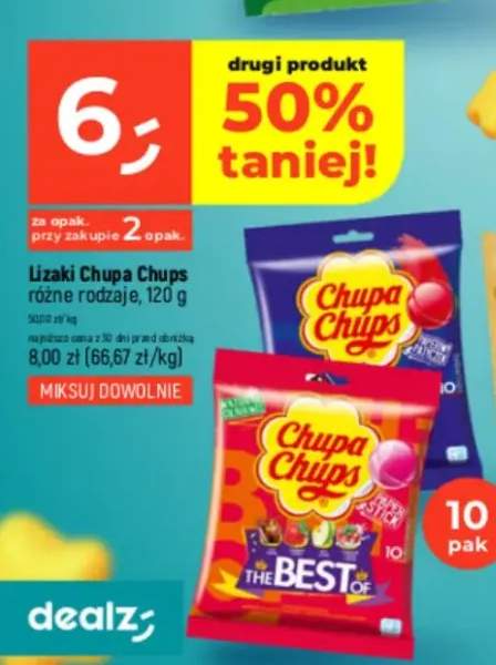 Lizaki Chupa Chups różne rodzaje