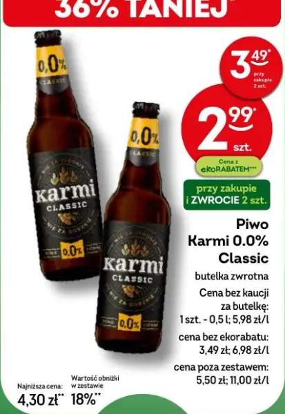 Piwo Karmi 0.0% Classic