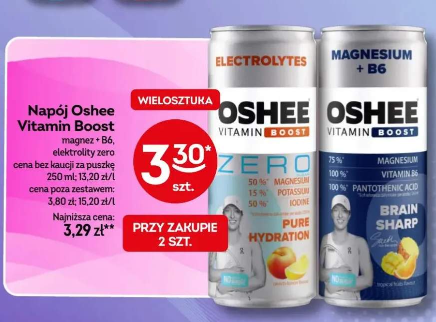 Napój Vitamin Boost magnez + B6, elektrolity zero