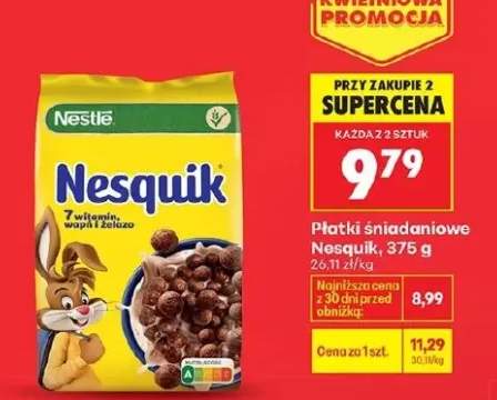 Płatki śniadaniowe Nesquik