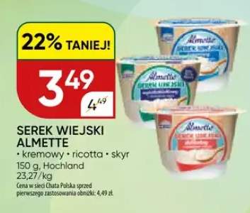 Serek wiejski Almette kremowy ricotta + skyr