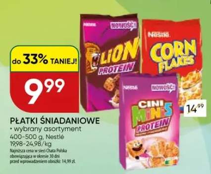 Płatki śniadaniowe wybrany asortyment