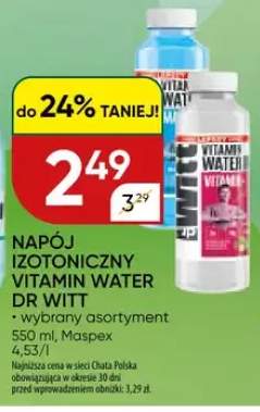Napój izotoniczny Vitamin Water Dr Witt