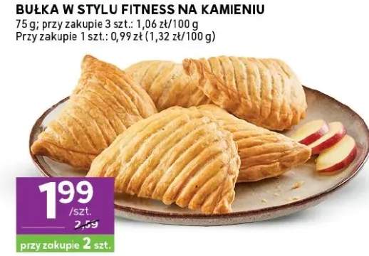 Bułka w stylu fitness na kamieniu