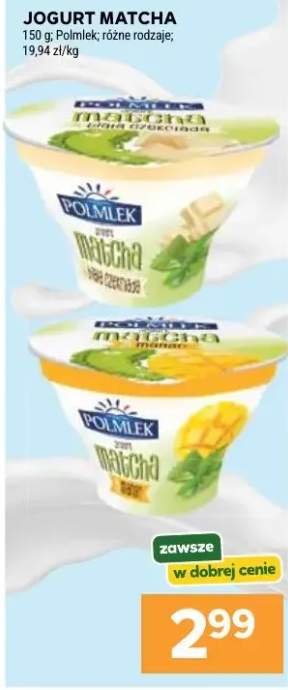 Jogurt matcha zielona herbata