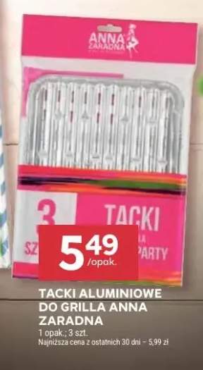 Tacki aluminiowe do grilla