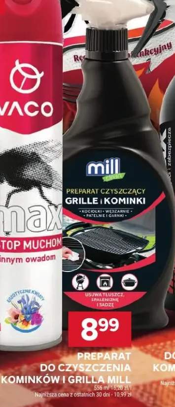 Preparat czyszczący do czyszczenia kominków i grilla