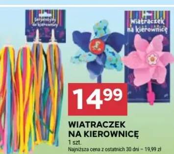 Wiatraczek na kierownicę