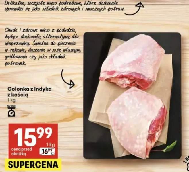 Golonka z indyka z kością