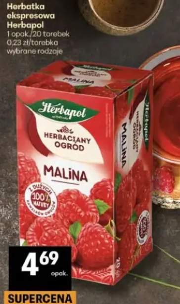 Herbatka ekspresowa Herbapol Malina