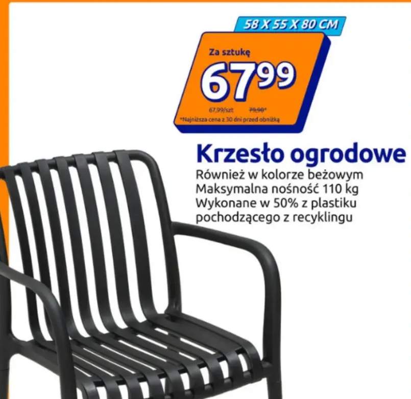Krzesło ogrodowe