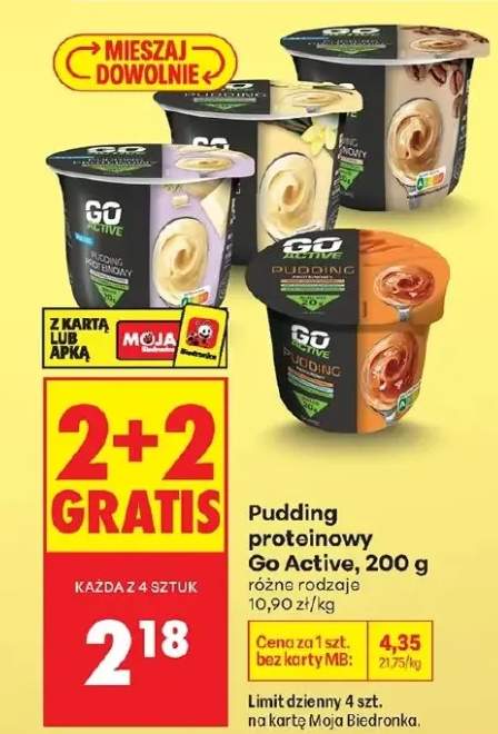 Pudding proteinowy różne rodzaje