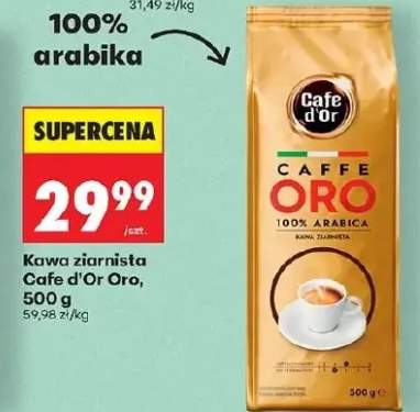 Kawa ziarnista Caffe Oro 100% Arabica