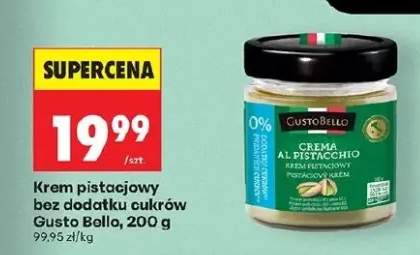 Krem pistacjowy bez dodatku cukrów