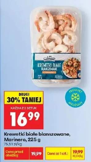 Krewetki białe blanszowane