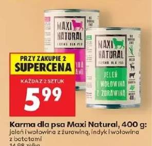 Karma jeleń i wołowina z żurawiną