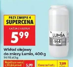 Wkład olejowy do zniczy 144h