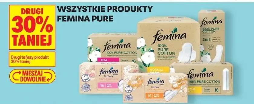 Podpaski Pure różne typy