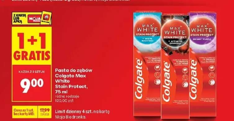 Pasta do zębów Max White Stain Protect