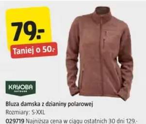 Bluza damska z dzianiny polarowej