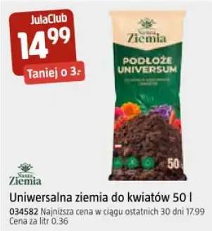 Uniwersalna ziemia do kwiatów 50 l