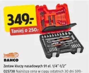 Zestaw kluczy nasadowych 91 el. 1/4"-1/2"