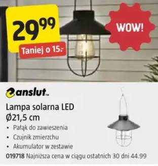 Lampa solarna LED Ø21,5 cm