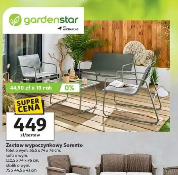 Zestaw wypoczynkowy Sorento