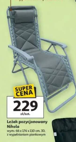 Leżak pozycjonowany Nikola