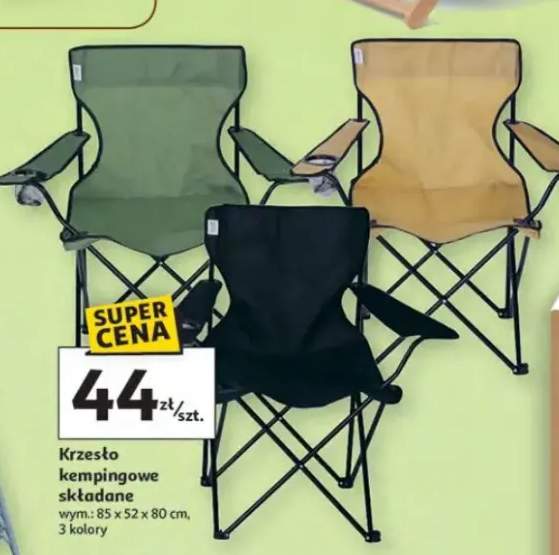 Krzesło kempingowe składane