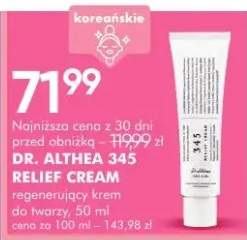 Regenerujący krem do twarzy Dr. Althea 345 Relief Cream